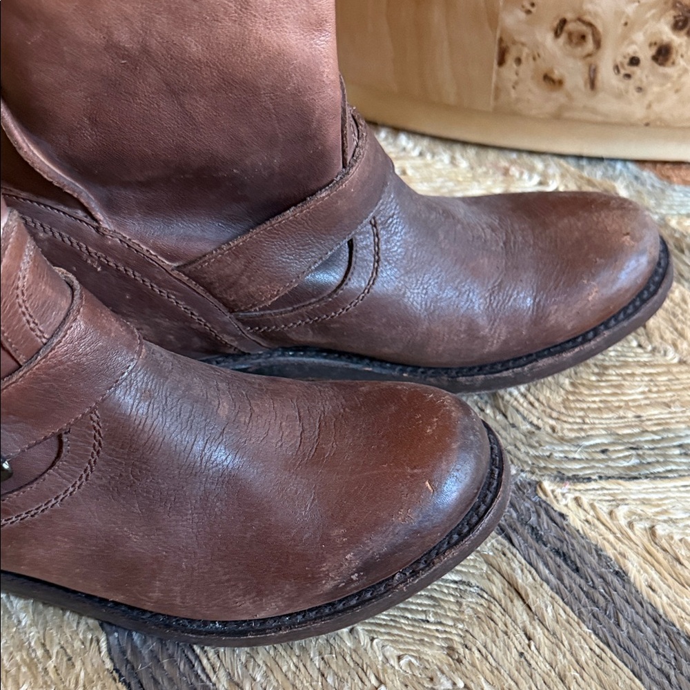 Freebird by Steven Ombre Brown Tan Heeled Boots - Picture 9 of 9